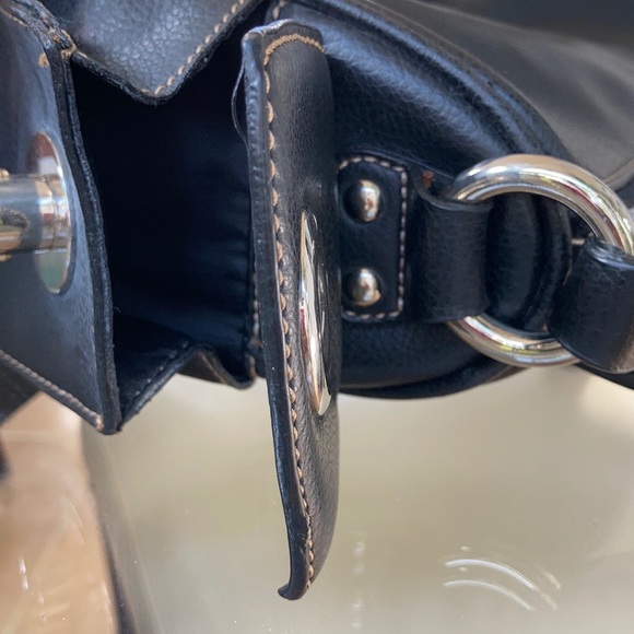 Black Leather shoulder bag - Picture 6 of 11